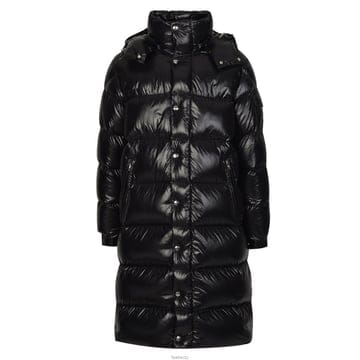 몽클레어 25FW HANOVERIAN 로고 패치 롱 패딩자켓 블랙 1C000 06 C0081 999