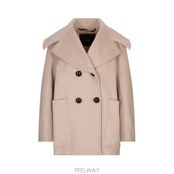 26 FW 막스마라 Mario 마리오 더블브레스트 와이드 칼라 캐시미어 코트 2521086025600