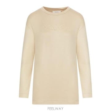 26 FW 막스마라 베르마 Berma 실크 코튼 롱슬리브 스웨트셔츠 2521926028600