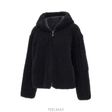 막스마라 에스 막스마라 솔 비건 퍼 자켓