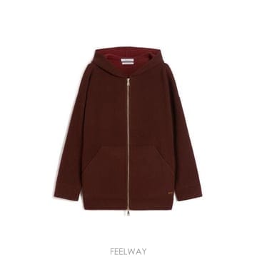 막스마라 에투아니아 지퍼업 후드 티셔츠