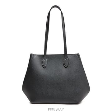 26 FW 발렉스트라 Vivi small 스몰 비비 탑핸들 텍스처 레더 토트백 블랙