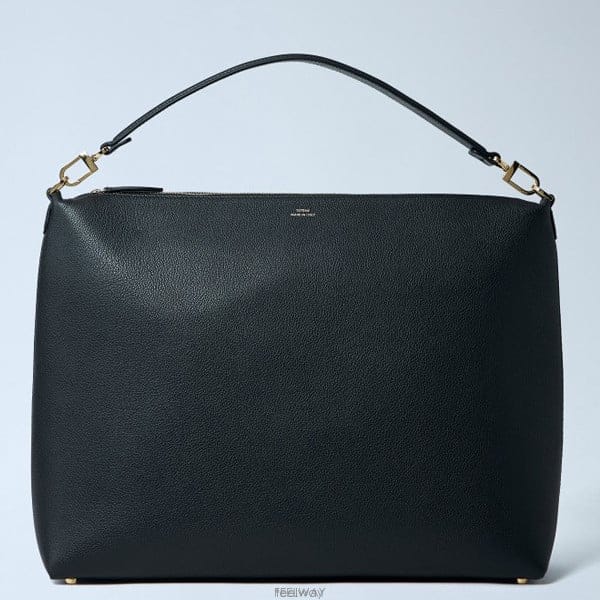 26 FW 토템 M Bevel 미디엄 베벨 그레인 레더 숄더백 블랙 261 WAL0126 LE0187 001