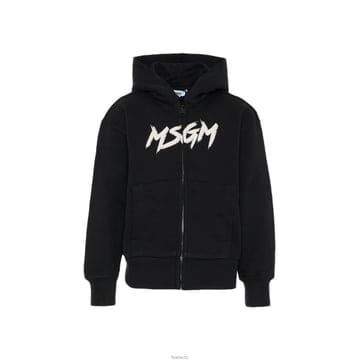 키즈 페인팅 기모 후드 집업 블랙 F5MSJUZH048 11083