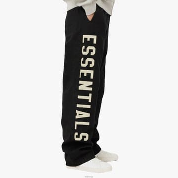 [당일출고] 피어오브갓 에센셜 F/W 라운지 플리스 기모 팬츠 젯블랙 130SP254320F