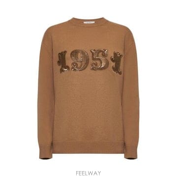 26 FW 막스마라 플라타 Plata 로고 1951 울 캐시미어 스웨터 2421366222600