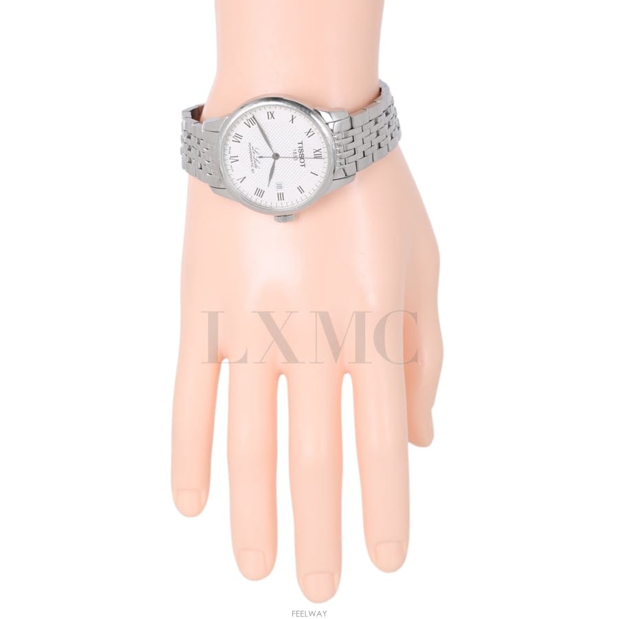 티쏘 클래식 르로끌 파워매틱80 화이트 스틸 41mm