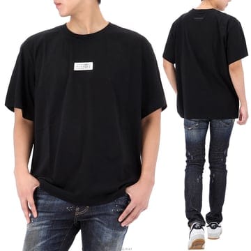 구템즈 메종마르지엘라 L사이즈 럭키찬스 MM6 넘버링 반팔 티셔츠 SH0GC0032 S24312 900