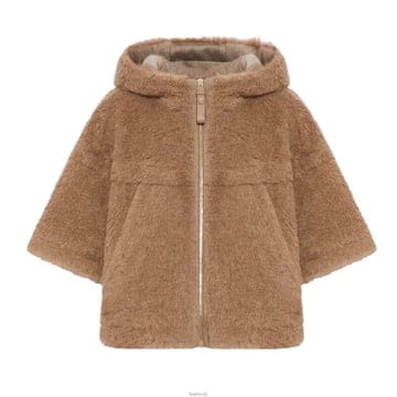 막스마라 알파카 후드 집업 자켓