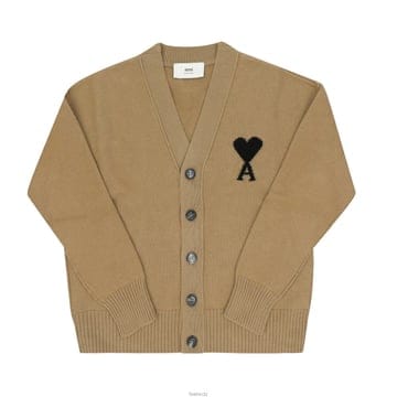 26SS 아미 빅 하트로고 브이넥 가디건 UKC367 018 288