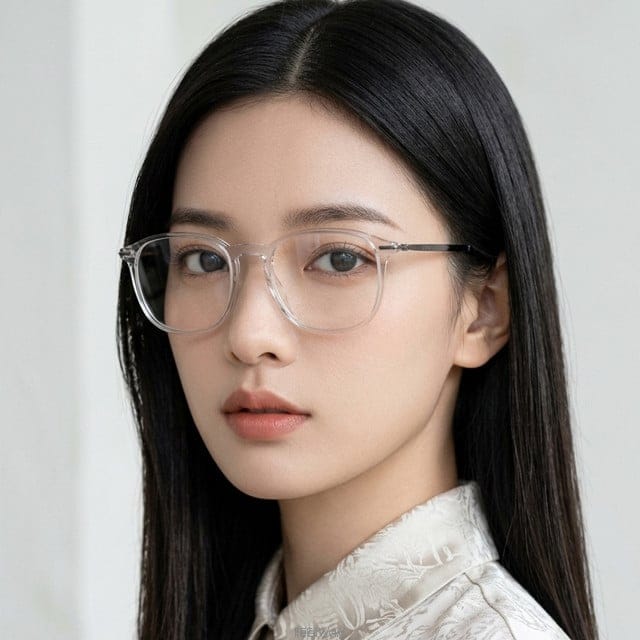제냐 안경테 EZ5229 026 명품 투명 뿔테 여자 패션
