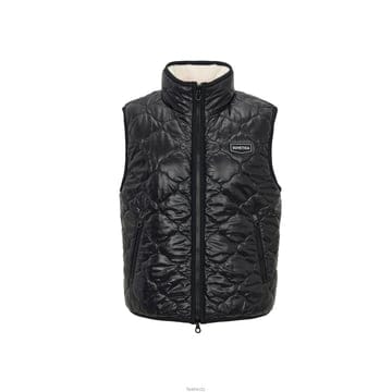 듀베티카 25FW GRUMIUM 로고 리버서블 패딩조끼 블랙 VDDV25436K0001 BKL