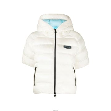 듀베티카 25FW SADAMELIK 하프 슬리프 후드 패딩 자켓 화이트 VDDH15135K0001 WHS