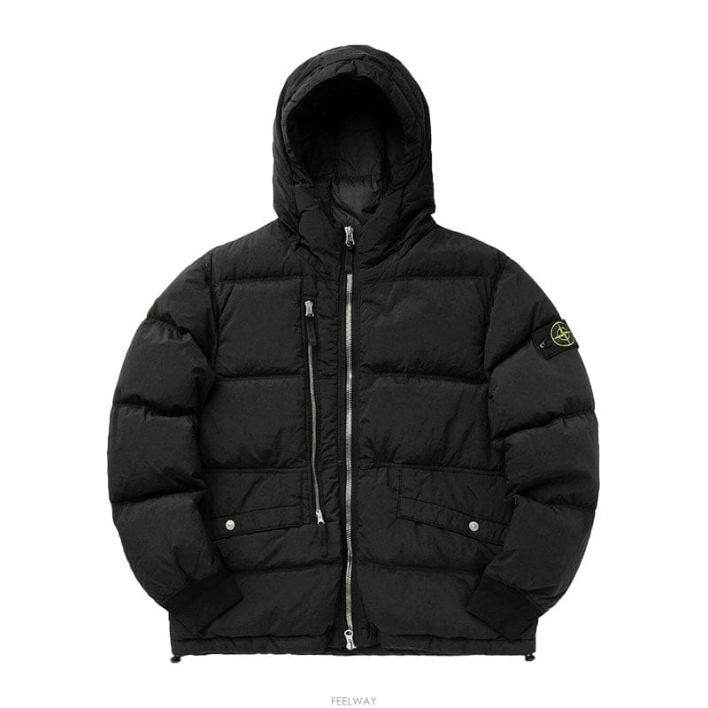 스톤아일랜드 메탈 에코닐 블랙 남성 패딩 K2S15 4100088 S0019 V0029