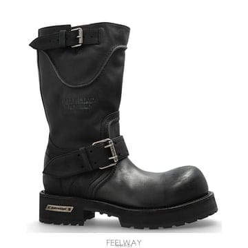 26 FW 발렌시아가 베놈 버클 디테일 부츠 블랙 833581WCAL1