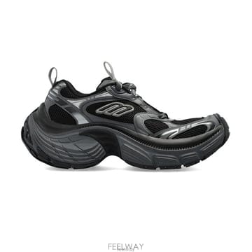 26 FW 발렌시아가 6XL 레이스업 로우 스니커즈 블랙 815859W2MV2