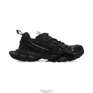 26 FW 발렌시아가 3XL 레이스업 스니커즈 블랙 734734WTSAX