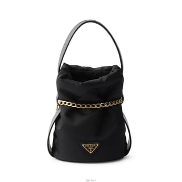 [비엔비명품관] PRADA 프라다 여성 쁘띠 삭 누아르 미니 버킷백 토트백