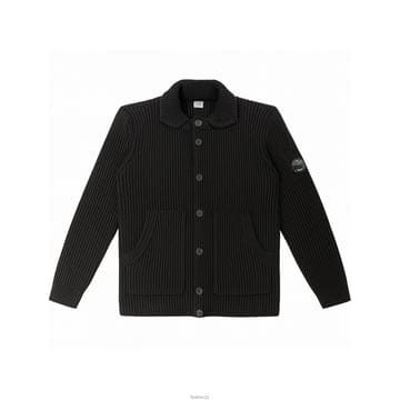 CP컴퍼니 렌즈 와펜 가디건 블랙