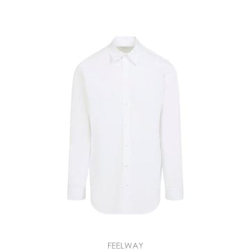26 FW 발렌시아가 롱슬리브 코튼 셔츠 화이트 850808TTM12