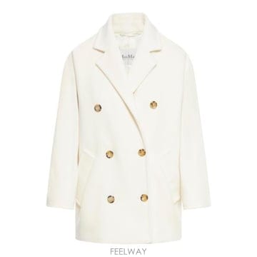 26 FW 막스마라 더블 브레스티드 클래식 미니멀 코트 2421086011600