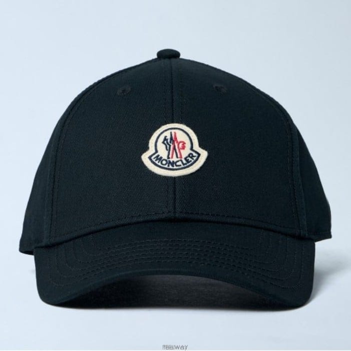 26 FW 몽클레어 클래식 로고 디테일 패치 베이스볼 캡 블랙 L1093 3B00008 04863 999