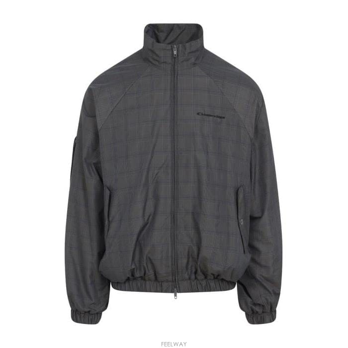 26 FW 발렌시아가 체크 집업 포켓 자켓 843937TSO40