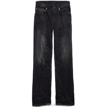 26 FW 발렌시아가 와이드 레그 코튼 포켓 진 852328TTW67