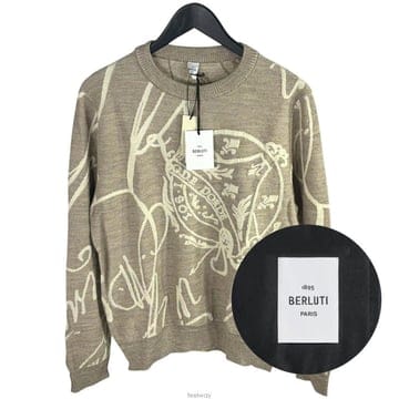 당일발송 벨루티 스크리토알파카니트스웨터 Berluti R27KRL227001A10 100%정품