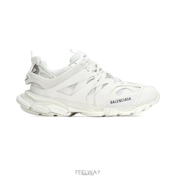 26 FW 발렌시아가 트랙 레이스업 스니커즈 화이트 542436W1GB1