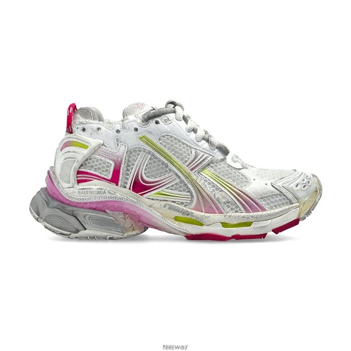 26 FW 발렌시아가 레이스업 러너 스니커즈 화이트 772767WRUNG