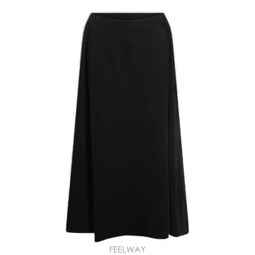 26 FW 발렌시아가 플레어 미디 스커트 블랙 814357TBP01