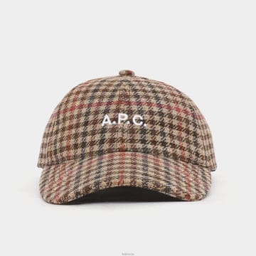 아페세 APC로고 체크 찰리 남성 볼캡 WVBEJ M24069 CAC