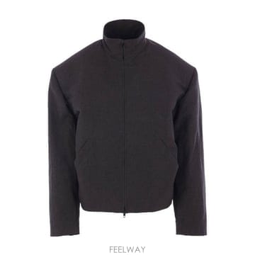 26 FW 발렌시아가 하이넥 지퍼 자켓 블랙 839115TST05