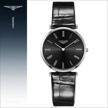 론진 여성시계 라그랑드 클래식 L4.709.4.51.2 쿼츠 33mm 가죽 L47094512