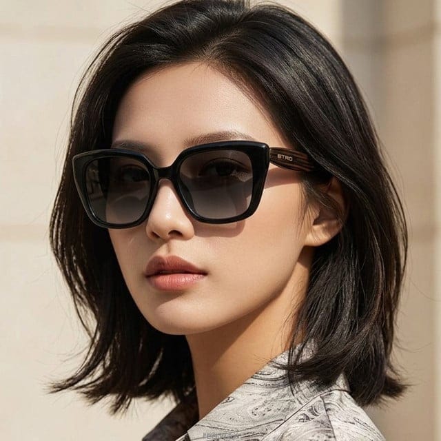 에트로 선글라스 ETRO0085 F S 8079O 명품 패션 두꺼운 뿔테 남자 여자 아시안핏