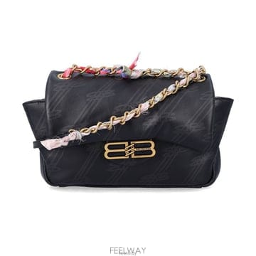 26 FW 발렌시아가 달링 미니 체인 숄더백 블랙 8444942AB8W