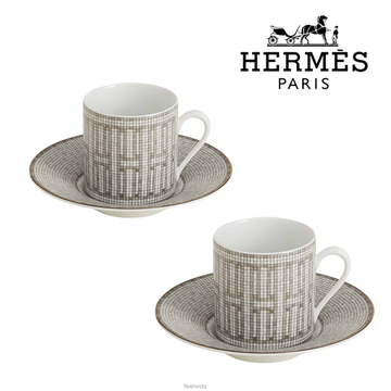 국내당일 에르메스 모자이크오24(2피스세트) HERMES 035017P MOSAIQUE AU 24 PLATINUM