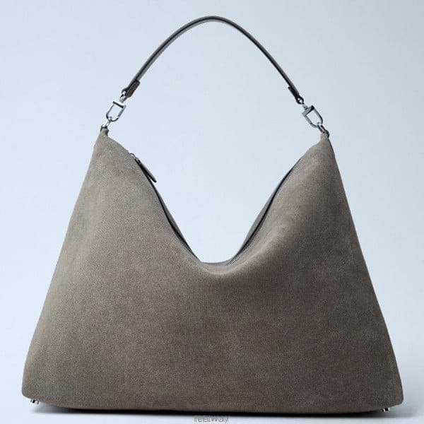 26 FW 토템 Bevel 베벨 텍스처 리브드 스웨이드 슬로치 숄더백 261 WAL0098 LE0191 35