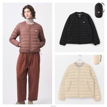단톤 25F/W 우먼즈 유넥 이너 다운 경량 자켓 무료배송