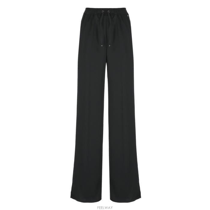 26 FW 에르노 드로스트링 스트레이트 레그 팬츠 블랙 PT000074D12657