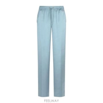 26 FW 에르노 와이드 레그 새틴 팬츠 블루 PT000008D12506