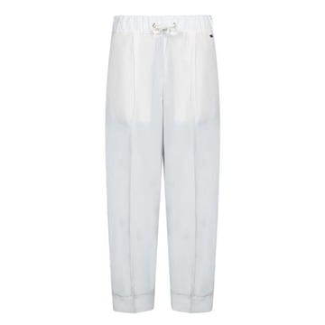 26 FW 에르노 드로스트링 테이퍼드 레그 팬츠 화이트 PT000099D12483Z