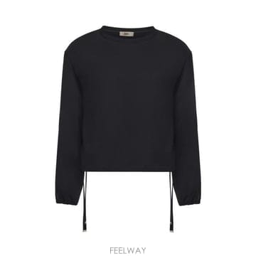 26 FW 에르노 롱슬리브 크루네크라인 탑 블랙 BL000031D12755