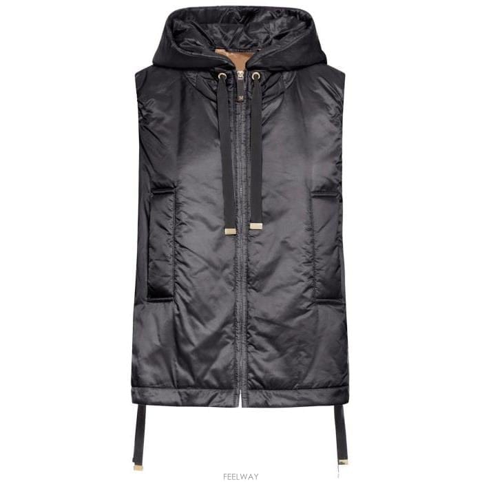 26 FW 막스마라 더 큐브 블랙 그린고 집업 후드 조끼 2529296024600