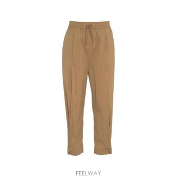 26 FW 에르노 라이트웨이트 드로스트링 크롭 팬츠 브라운 PT000031D12431SZ