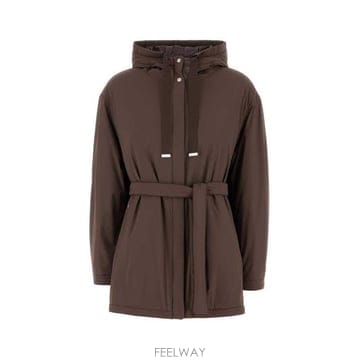 26 FW 에르노 벨티드 드로스트링 코트 브라운 GC00068DR12387SZ