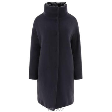 26 FW 에르노 패디드 하이넥 파카 코트 네이비 PI00115DR33415