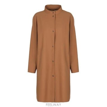 26 FW 에르노 퍼스트 액트 싱글 브레스티드 코트 브라운 GC000477D13455S