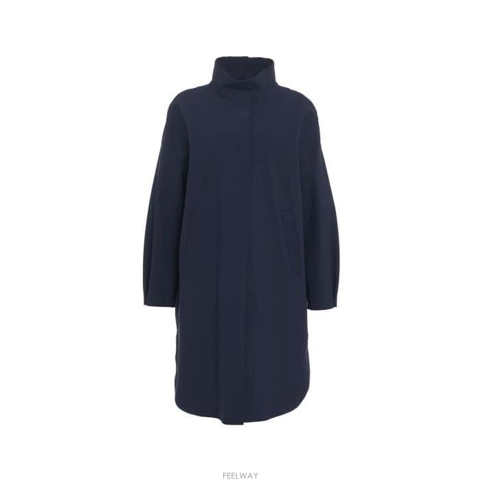 26 FW 에르노 하이넥 롱슬리브 코트 블루 GC000441D13455S